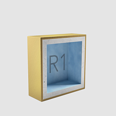 Подрозетник АкустикГипс Бокс (AcousticGyps Box) R1 (120мм х 120мм х 45мм)