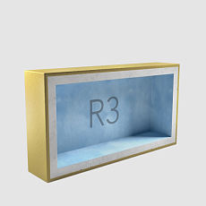 Подрозетник АкустикГипс Бокс (AcousticGyps Box) R4 (120мм х 340мм х 45мм)